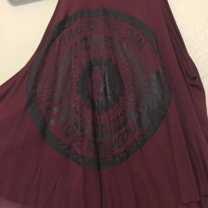 Maroon Halter top